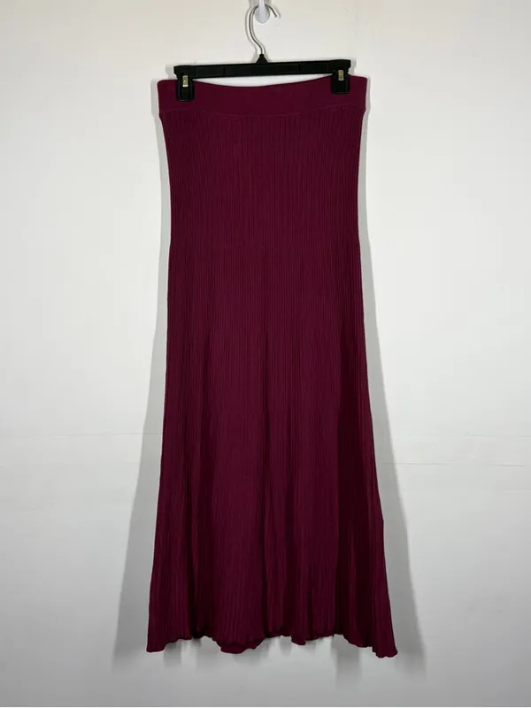Free People Shine Bright Ribbed Maxi Skirt Size Small - Image 4