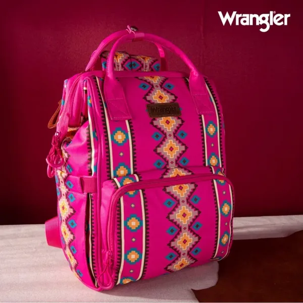 ✨ NEW IN BOX  Wrangler Aztec Callie Diaper Backpack - Image 2