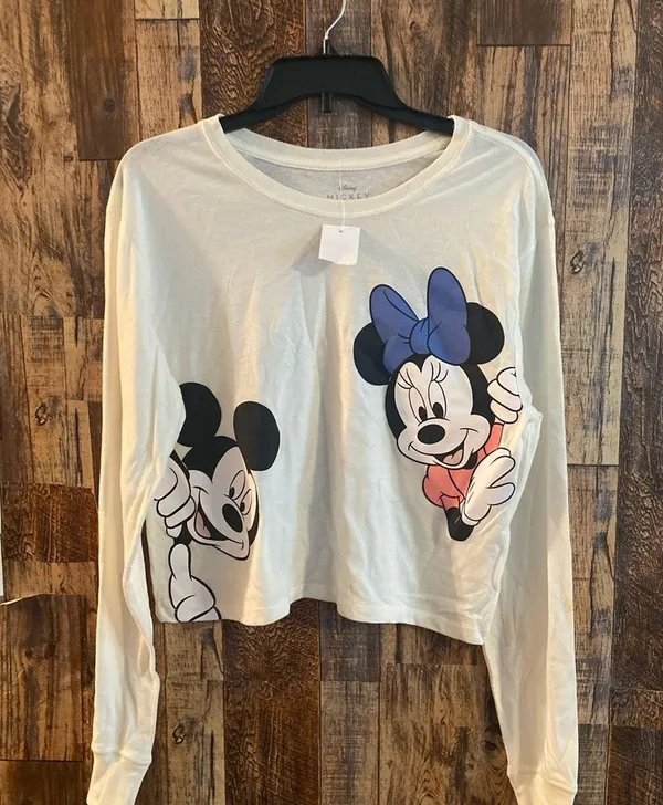 NWT Disney Mickey and Minnie long sleeve T-shirt size L - Image 2