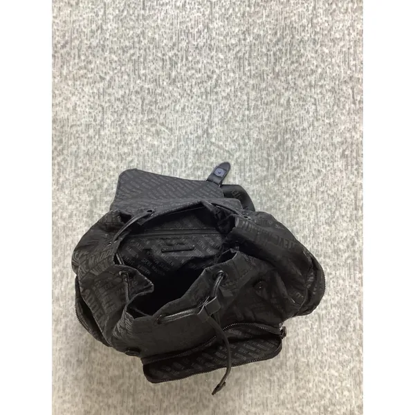 Steve Madden BSOLLY Backpack Black Multi Logo‎ Print Nylon Bag DO328735 NEW - Image 2