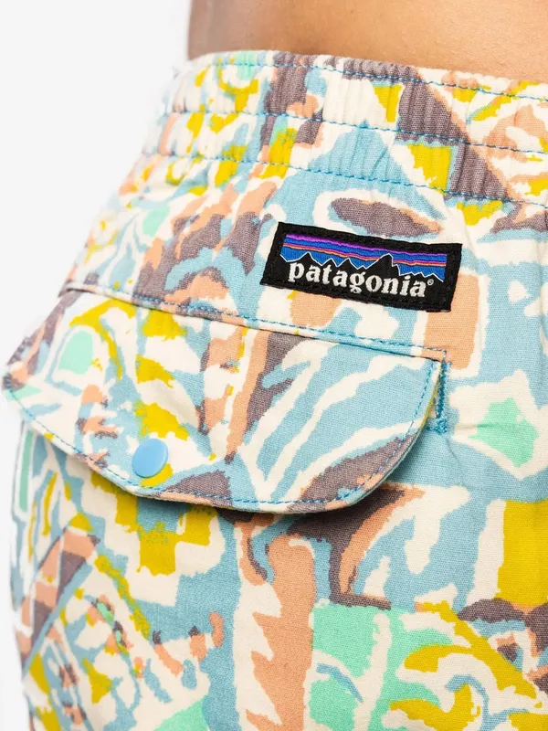 Patagonia Funhoggers Active Hiking Pants in Lago Blue NWT Women’s Large - Image 3