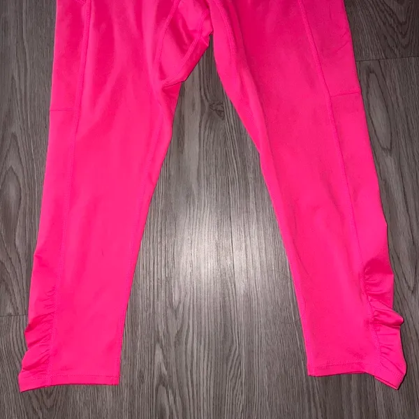 Free People Movement You’re A Peach Pink Leggings - Image 3