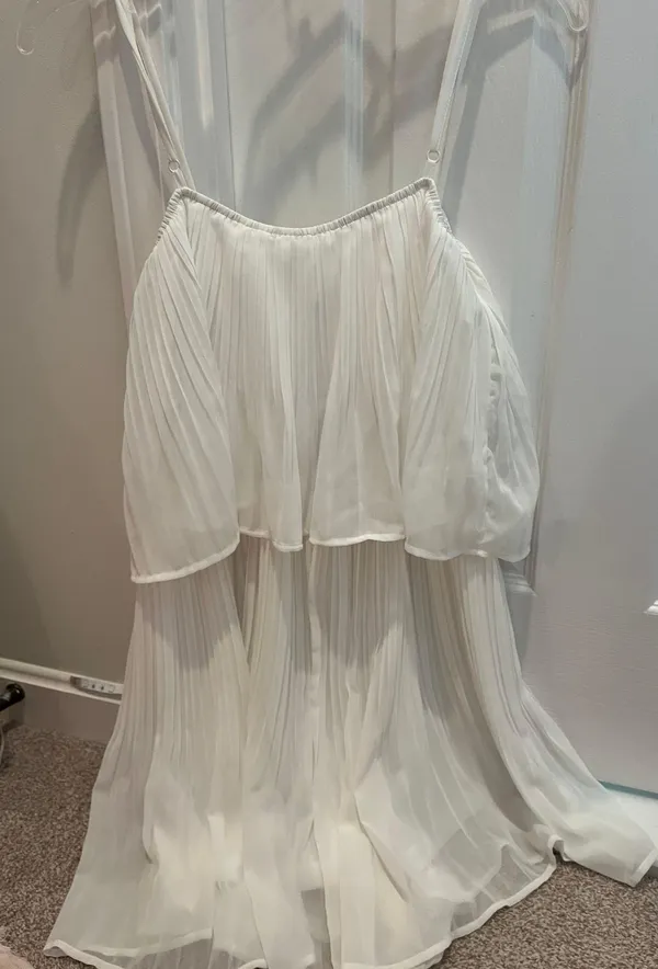 White Dress Size L - Image 2