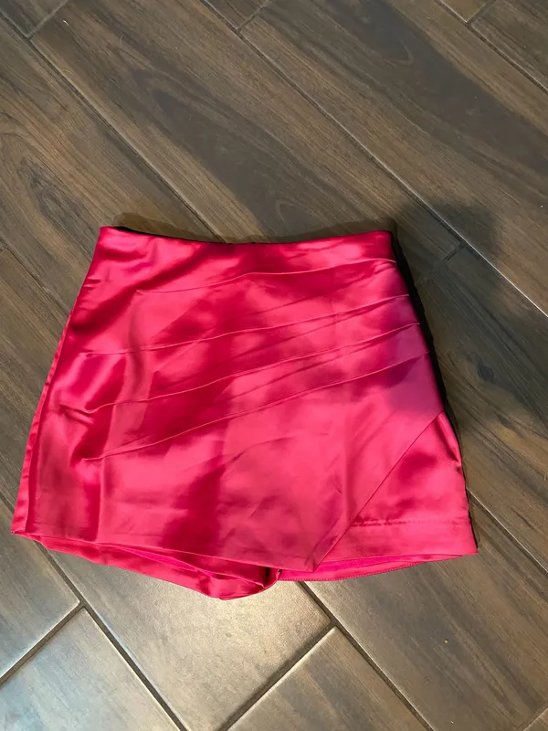 Satin pleated skort from vici - Image 7