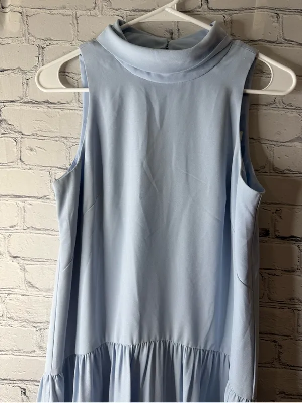 Eliza J pale blue drop waist dress size 4 - Image 7