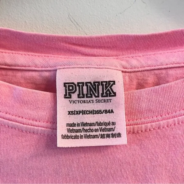 PINK - Victoria's Secret Women's Long Sleeve Pink Crop Top - Image 3