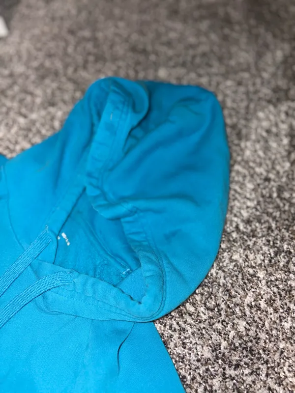 Under Armour Men’s Bright Blue Hooded Crewneck Sweatshirt - Image 6