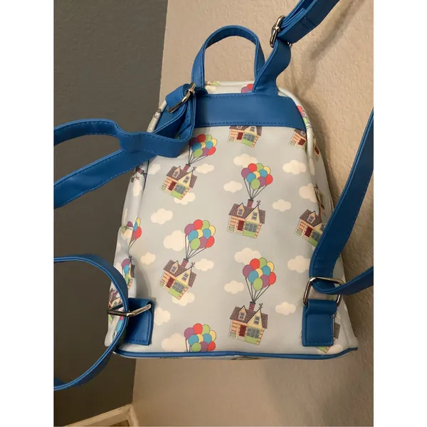 Loungefly Disney Pixar Up House Balloons Mini Backpack Soft Tag - Image 4
