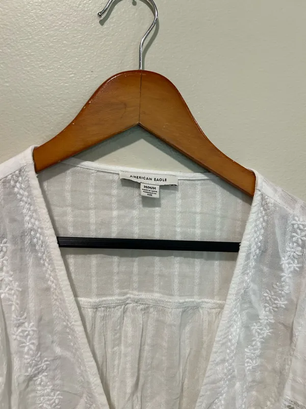 American Eagle Cottage core prairie crop top - Image 2