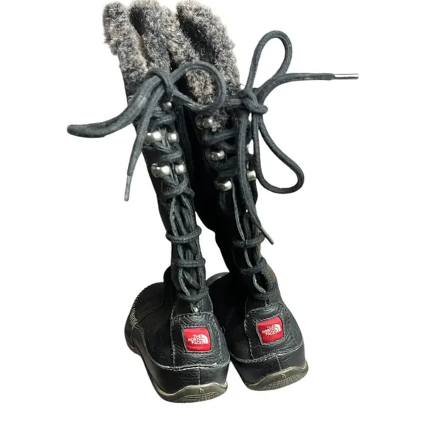 The North Face Women's 6 Janey Boots Black Tall 200G‎ Primaloft Insulated Winter - Image 4