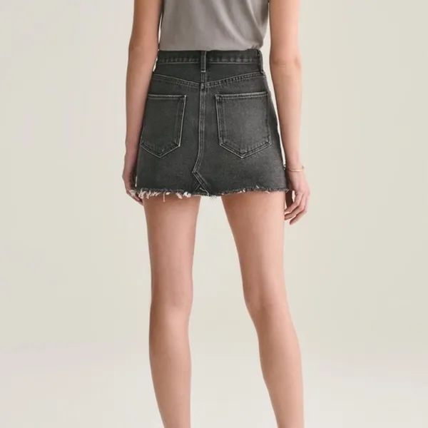 AGOLDE Quinn Hi Rise Denim Skirt - Image 2