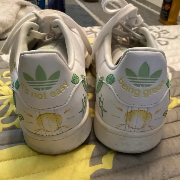 Disney x Adidas Stan Smith "Peter Pan & Tinkerbell" sneaker sz 9 - Image 6
