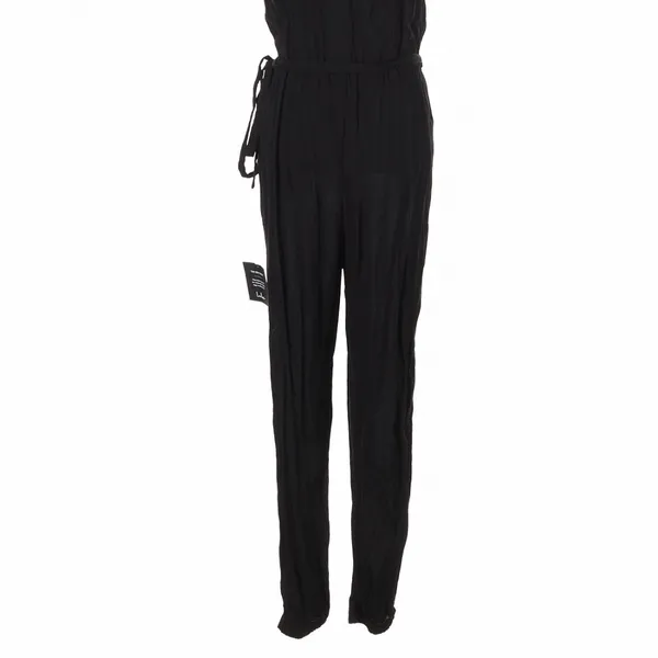 Lulus Take On the Day Black Sleeveless Surplice Jumpsuit XS Minimalist Party - Image 6