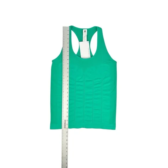 Fabletics Delta‎ Smooth Operator Seamless Tank Top Bright Green Size Large - Image 3
