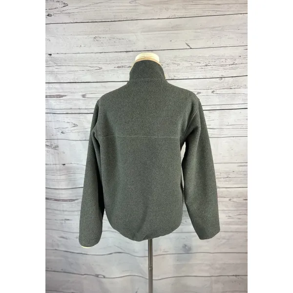 Patagonia Lightweight Synchilla Snap-T Fleece Pullover Gray Small Pocket Jacket - Image 3