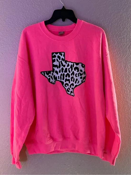 Pink Texas Crewneck Sweater - Image 4