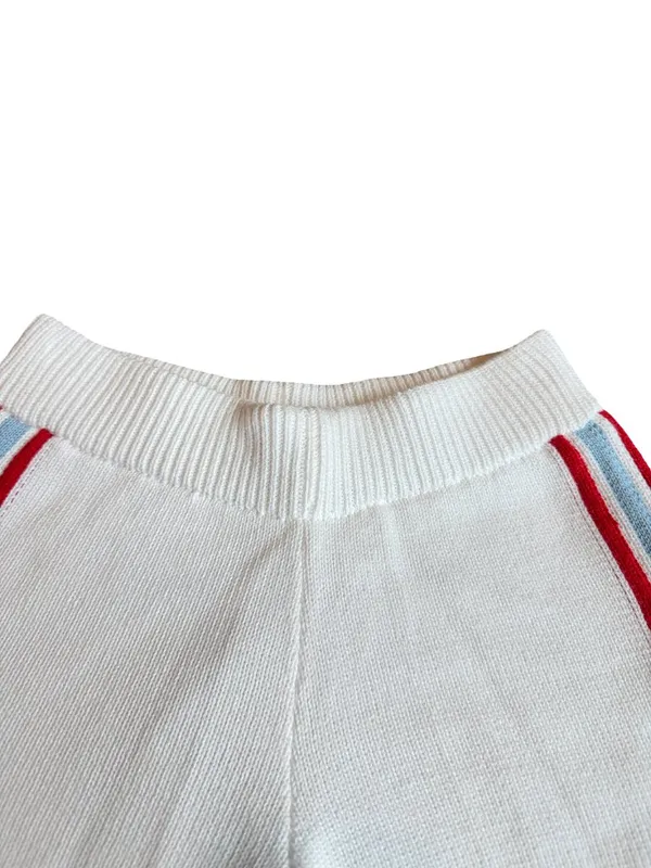 Daily Practice Anthropologie 100% Cotton Stretch Shorts Side Stripes Size XXS - Image 4