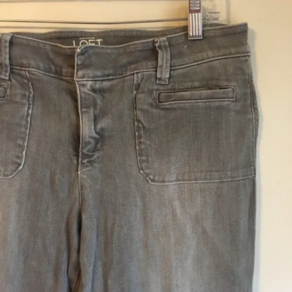 Loft size 10 modern‎ flare jeans - Image 4