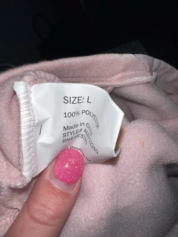 BASIC Dog Hoodie Pink Size L - Image 2