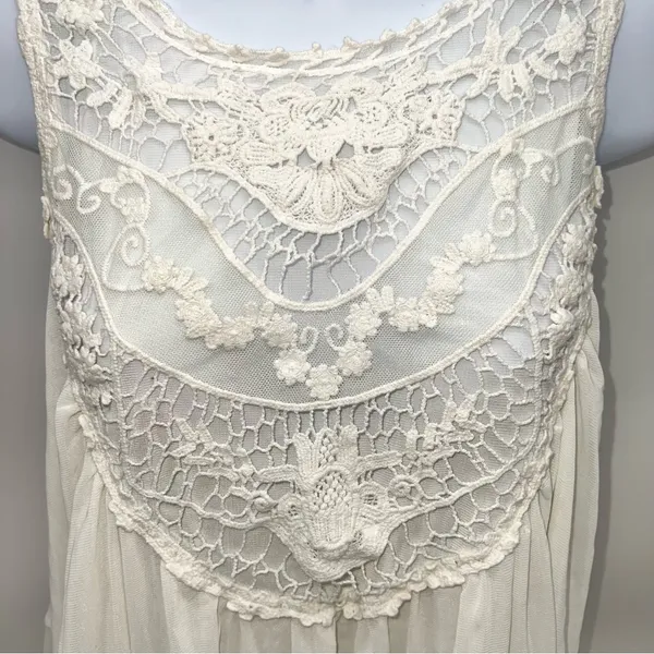 Altar'd State Cream Lace Blouse - Image 3