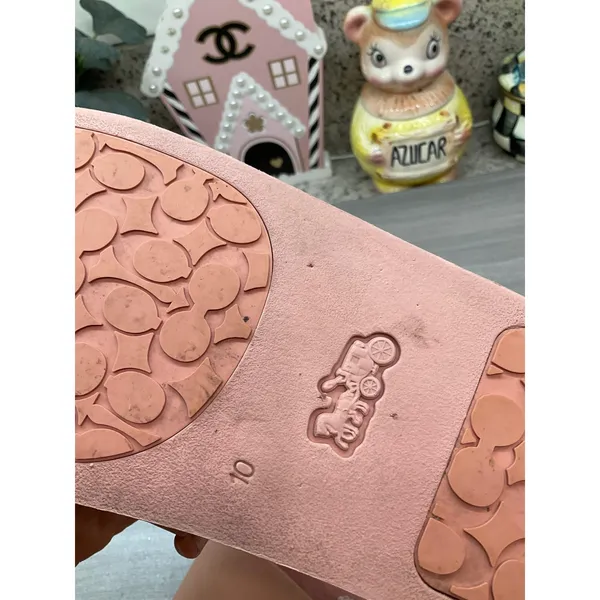 COACH PINK ULI SPORT SLIDES - Image 7
