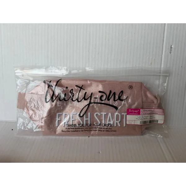 Thirty-One Lets Go Pouch Medium Positive Perspective Pink Rose Gold A074AL460000 - Image 3