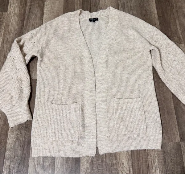 Alexis‎ Taylor New York Open Front Cardigan Sweater, Size Large - Image 8