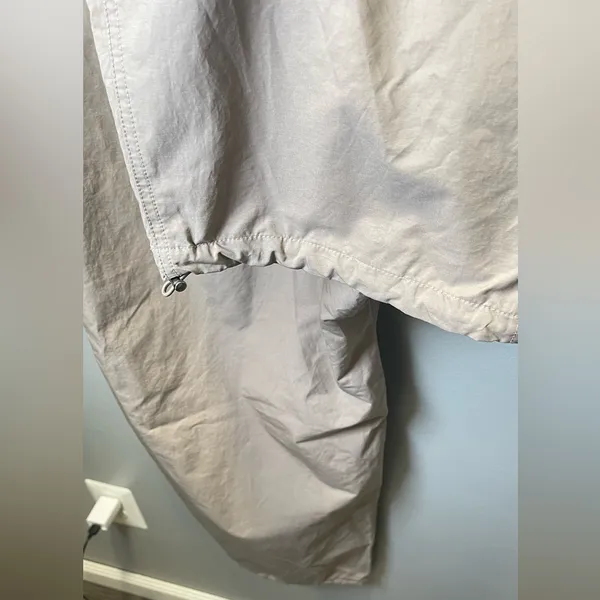 Abercrombie & Fitch Women's Cotton Nylon Wide Leg‎ Pants Beige Tan Size XL - Image 3