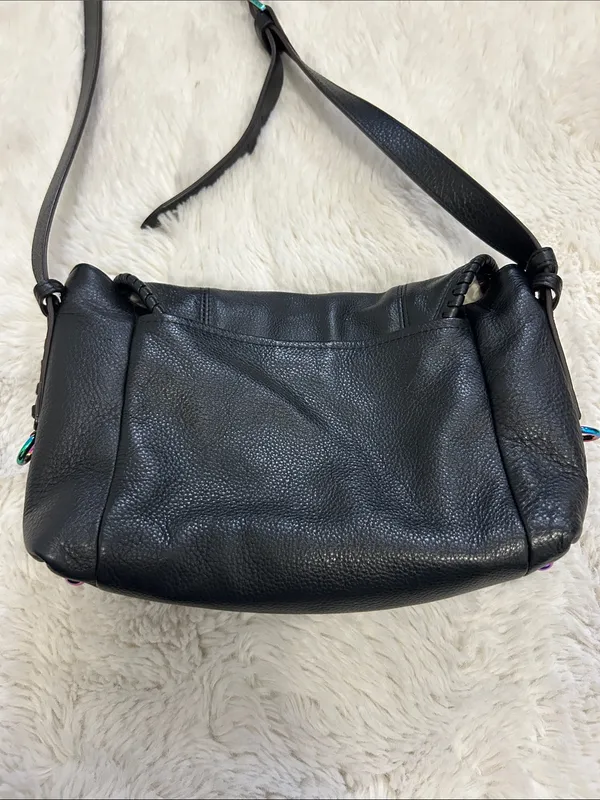 Aimee Kestenberg Mini All For Love Black Leather Crossbody Bag - Image 8