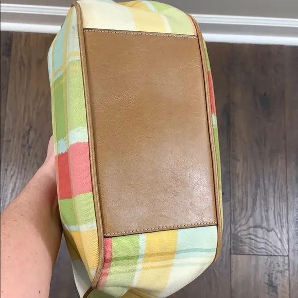 Relic plaid bamboo handle tote - Image 4