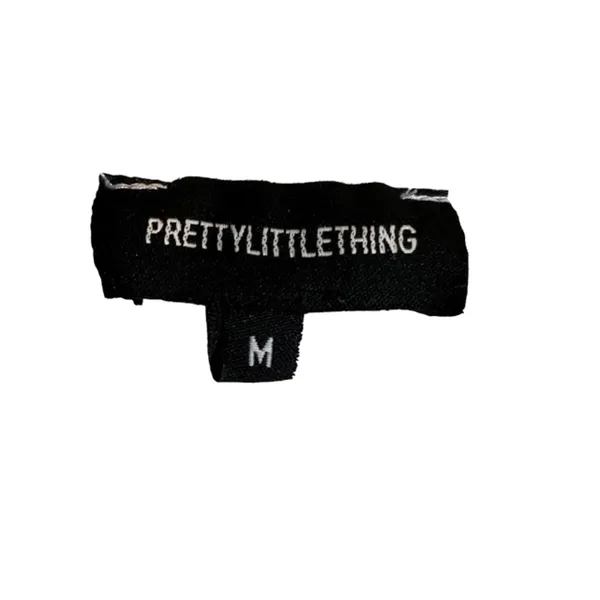 PrettyLittleThing Gray Mock Neck Long Sleeve 1/2 Zip Sweatshirt Women Sz M - Image 9
