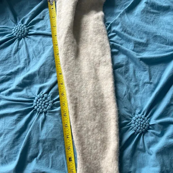 A Part of the Art Cream Button Front Wool Alpaca Blend Cardigan Neutral Layer S - Image 8