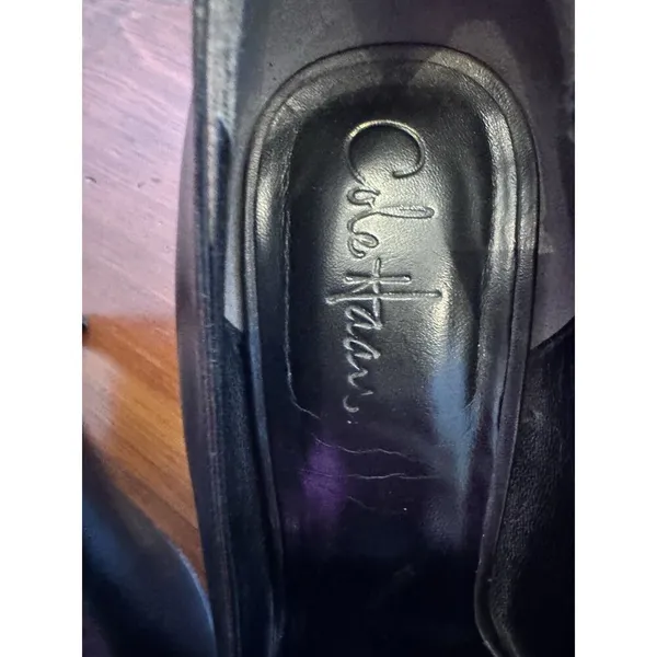 Cole Haan Women's Clair Leather Dress Pump Black 3" Heel Size 10 Career - Image 9