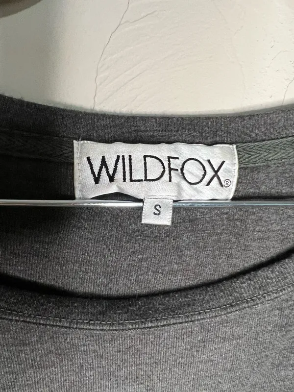 Wildfox Baggy Beach Jumper Charcoal Gray‎ Green Long-Sleeve Sweatshirt - Image 5