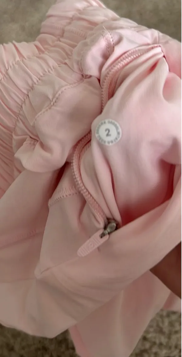 Pink Lululemon Shorts Speed Up 4" - Image 3