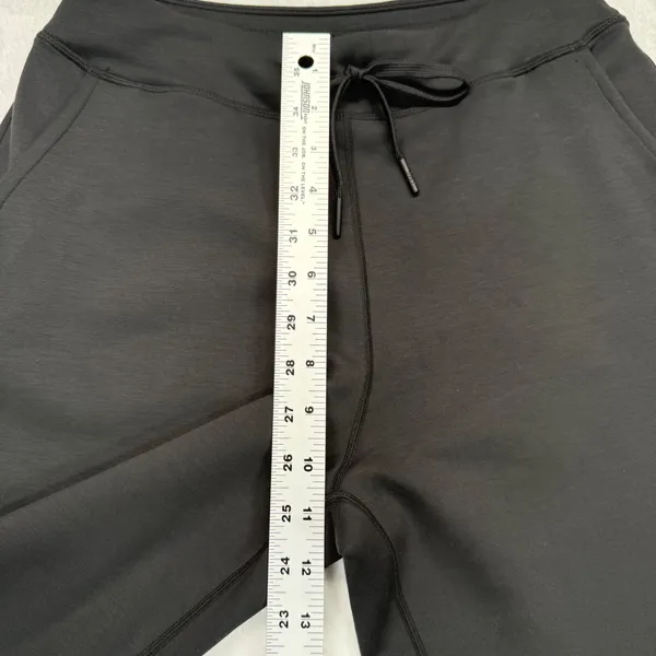 BYLT Premium Basics Lounge Pants Drawstring Pockets Split‎ Hem Black Size M Size M - Image 3