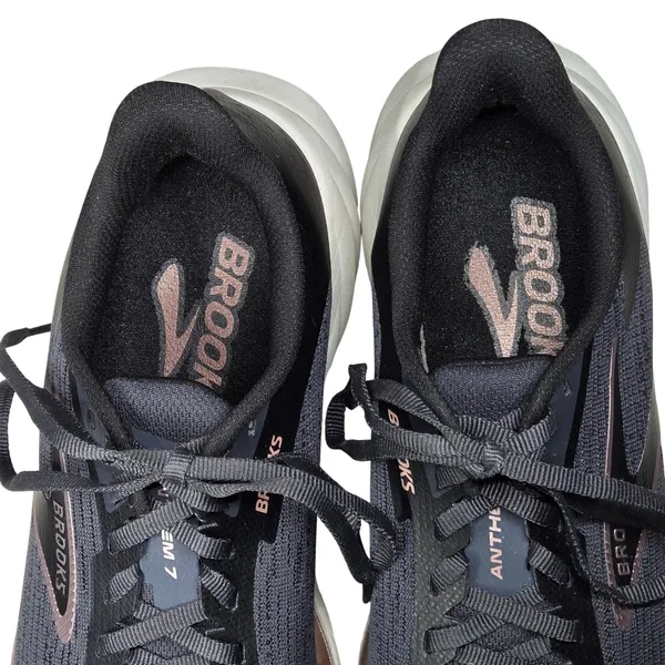 Brooks Anthem 7 Womens Running‎ Shoes Black Rose Gold 1204281B068 Size 9.5 - Image 8
