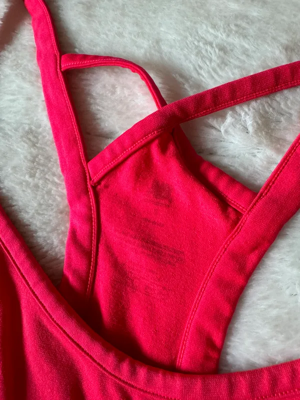 Hot Pink Athletic Tank Top - Image 5