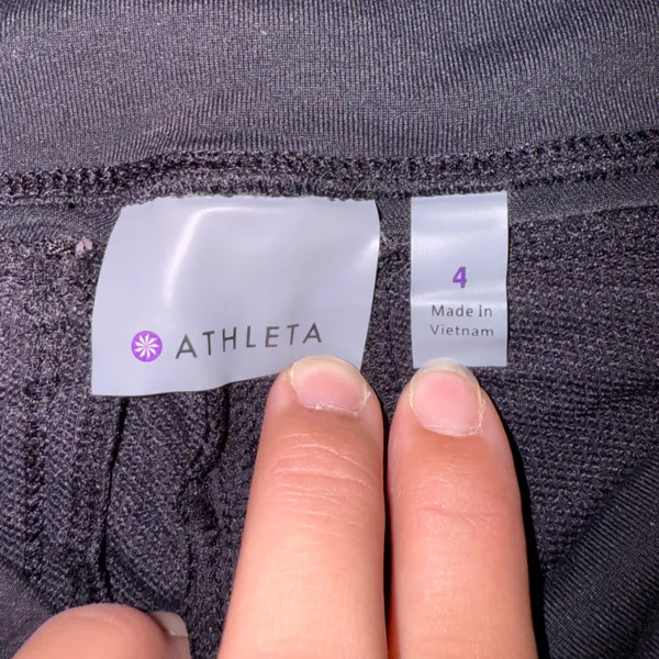Athleta Highline Hybrid Ankle Pants Women's Activewear Black Leggings - Image 10