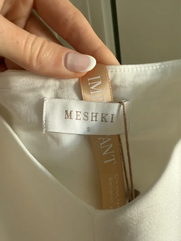 Meshki White Dress - Image 6