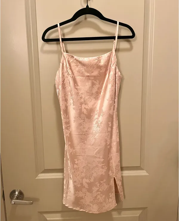 Princess Polly Pink Slip Silk Dress - Image 3