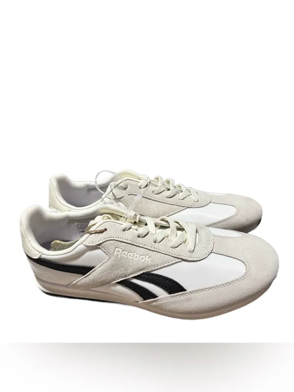 Reebok World 70 Men's 11 Low Top Sneaker Lace Up Casual Suede Chalk Black NWT - Image 2