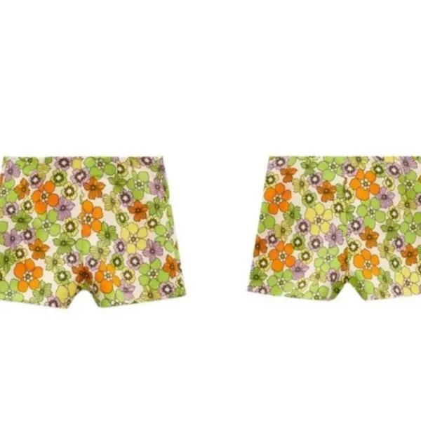 ZARA FLORAL SHORTS MULTICOLOR small S | 7385/488 - Image 2