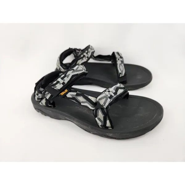 Teva Hurricane SZ‎ 6 Sandals Womens Outdoor Hiking Walking Shoes Geometric Black - Image 2