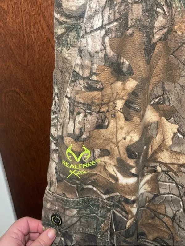 Women’s Camouflage Cargo Pants - Realtree-style Camo - Size 18 (XXL) - Image 4