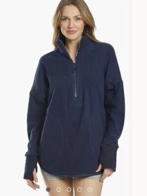Free People Movement Quarter-Zip Crop Jacket oversized - Image 2