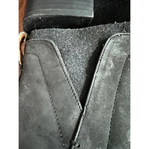 Vionic Ankle Boots Weather Resistant Black Suede Block Heel 8.5‎ Gorpcore - Image 3
