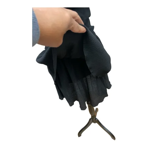 CIDER Women's Summer Cocktail Dress - Tube Ruched Ruffle Mini Dress SIZE L - Image 8