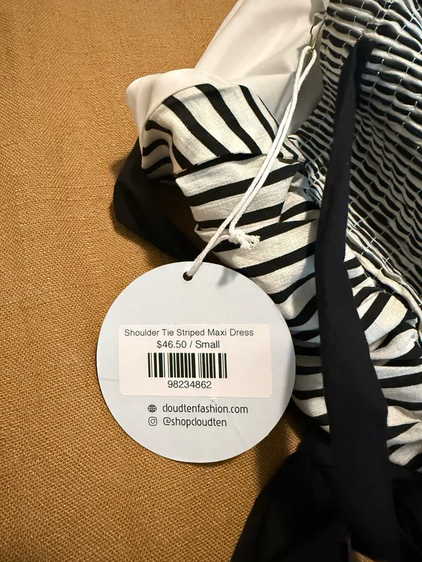 Shoulder tie boutique dress Multiple - Image 3