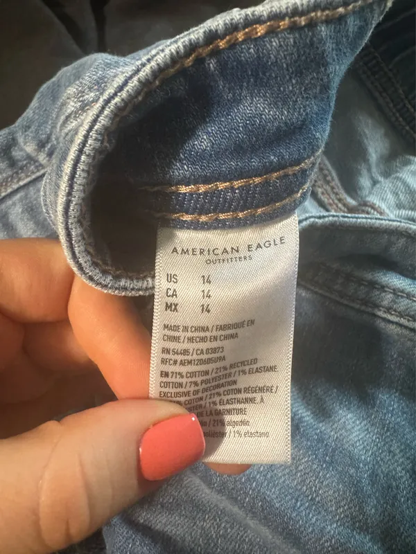 American Eagle Jean Shorts Stretch - Image 3